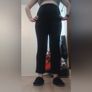 Black High-Waisted Pants